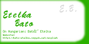 etelka bato business card