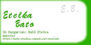 etelka bato business card